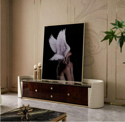 Diseñador de soporte de televisión RTV, cómoda, tablero bajo, armario, decoración de habitación, estante.