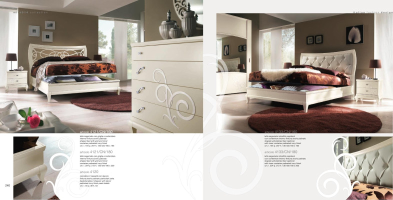 Dormitorio Cama Mesita de noche Camas dobles Marco de cama moderno Conjunto de camas de 3 piezas.