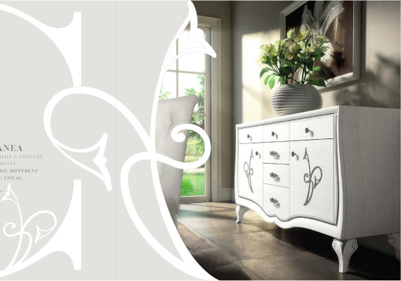 Cómoda Cómoda Cómodas Diseñador de lujo Armarios de madera Buffet moderno Nuevo