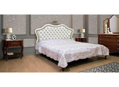 Cama doble dormitorio muebles en madera maciza Vaccari cav giovanni Cama Nueva