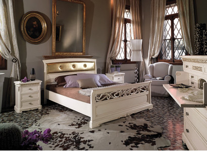Cama Dormitorio Muebles Camas dobles Lujo Mobiliario Vacarri Cav Giovanni Nuevo