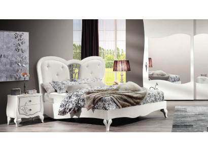Dormitorio cama mesita de noche camas madera diseño marco de cama juego nuevo set de 3 piezas