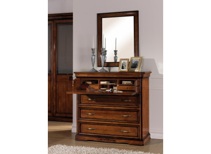 Cómoda Espejo Moderno Comodas de Madera Diseño 2 piezas Juego de dormitorio Nuevo conjunto