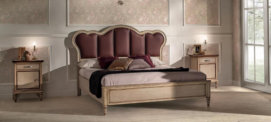 Cama Cama doble Dormitorio Camas Muebles de cama Vaccari cava Giovanni Camas Nuevas