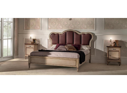 Cama doble Dormitorio Hotel matrimonial Lujo Cama 2x Mesita de noche Juego de 3 piezas. Camas Nuevo 