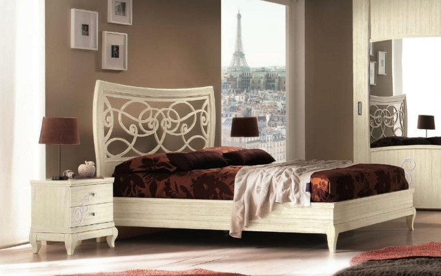 Cama Cama doble Estructura de cama moderna Camas Marco de cama Moderno Madera Doble Nuevo