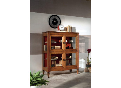 Salón vitrina de cristal Aparador de comedor Muebles de armarios de madera