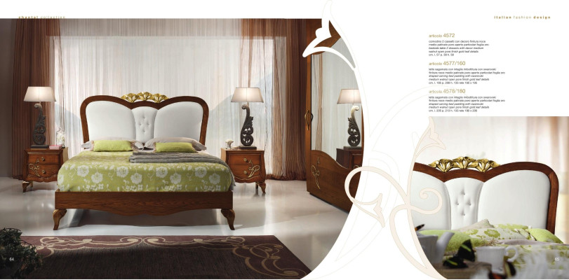 Dormitorio Cama Mesita de noche Diseño de madera Camas Mesitas de noche Juego de 3 piezas Conjuntos de muebles