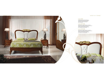 Dormitorio Cama Mesita de noche Diseño de madera Camas Mesitas de noche Juego de 3 piezas Conjuntos de muebles
