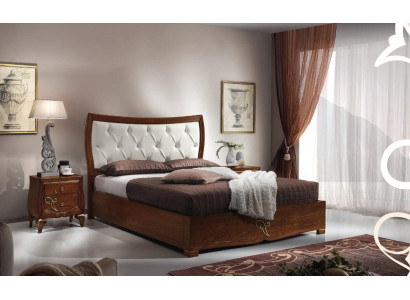 Dormitorio Cama Mesita de noche Conjunto de madera de diseño doble juego de 3 piezas