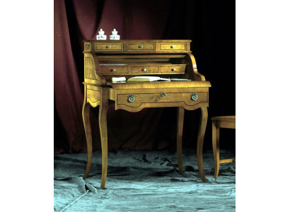 Escritorio Mesa de oficina Mesas de madera noble Estilo barroco rococó Muebles antiguos nuevos