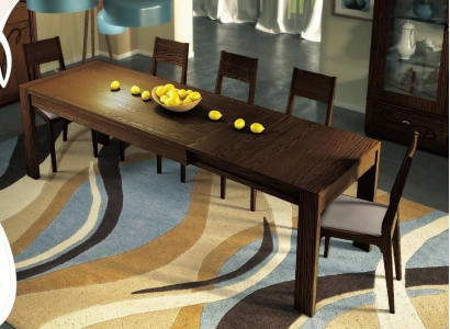 Mesa extensible, mesa, mesas, mesas de comedor, muebles XXL, madera, diseño moderno, nuevo.
