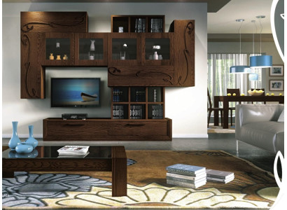 Mueble de pared para TV, mural, muebles de salón, RTV, armario, estante.