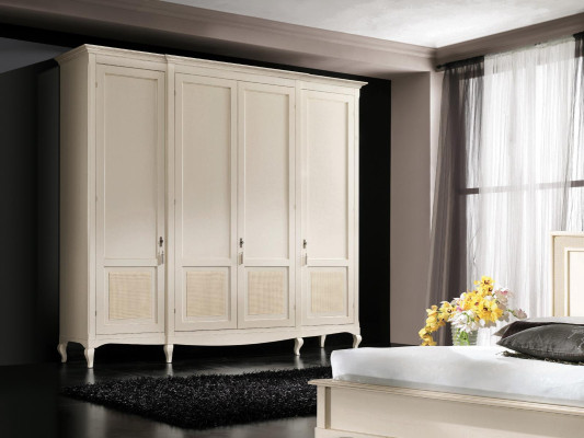 Armario de madera maciza armario de madera armario Muebles de dormitorio macizos Italia