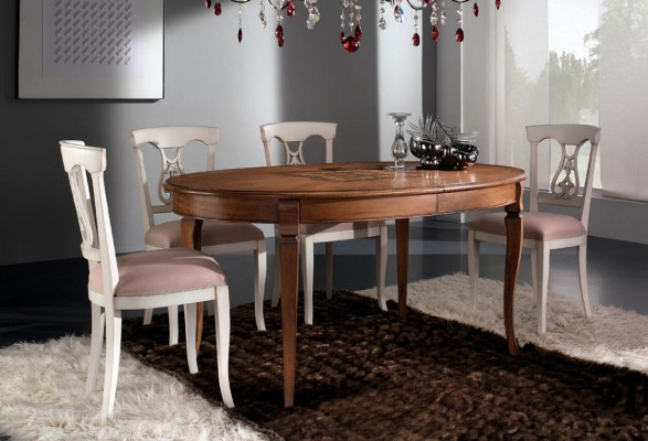 Conjunto completo de mesa de comedor 4 sillas Conjunto de comedor Grupo Esencia Mesa de madera Mesas de 5 piezas
