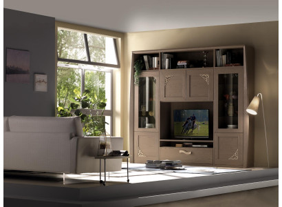 Mueble de pared aparador vitrina madera muebles de salón mueble de televisión diseño vitrinas