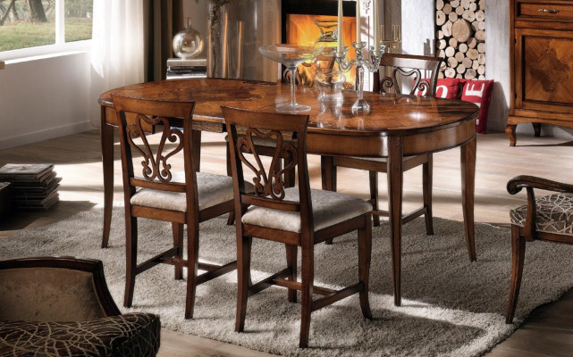 Muebles Grupo de instalación Mesa + 4 sillas Conjunto de 5 piezas. Juego de mesa de comedor para comedor