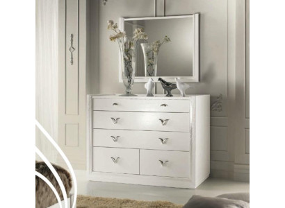 Cómoda armario de lujo, armario de cajones, estantería, consola de muebles, armario de madera, Italia, nuevo.