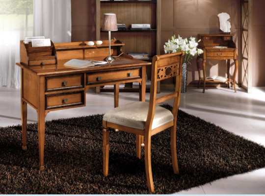 Escritorio del secretario Estilo italiano Muebles de madera maciza Mesa