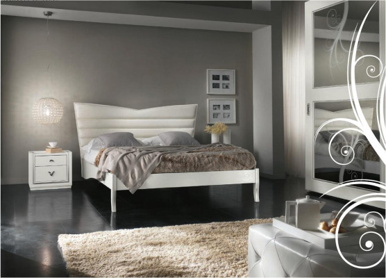 Dormitorio Cama Mesita de noche Conjunto Grupo Camas dobles Camas Nuevas Juego de 3 piezas.
