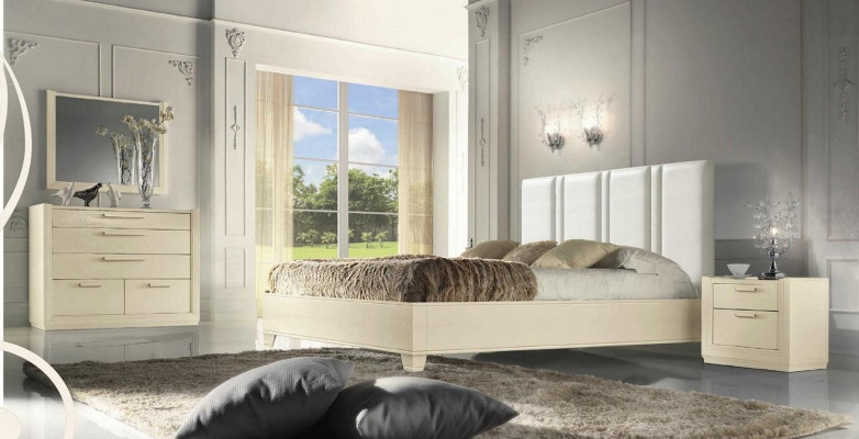 Camas dobles Marco de cama moderno Camas Cama Madera Acolchado Diseño Hotel Doble