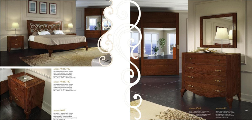 Juego de 2 piezas, cómoda con espejo, grupo de muebles de madera, cómoda, aparador, armario