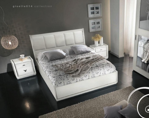 Cama tapizada Camas Cama Acolchada Diseño Hotel Doble Lujo Diseño Marco de Cama Nuevo.