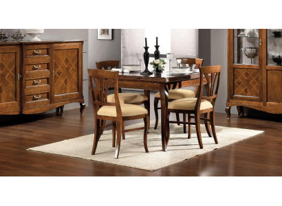 Silla de comedor Sillón de respaldo conjunto de comedor juego de 4 sillas de respaldo Nuevo conjunto de 5 piezas.