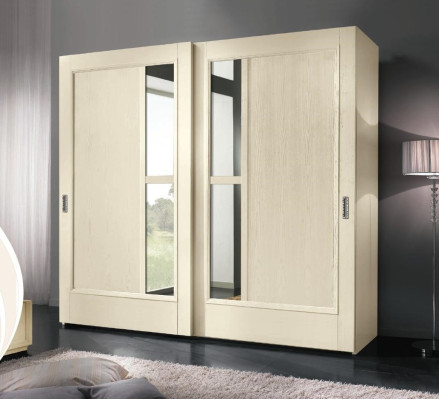 Armarios Ropa Armario de ropa Armario Lujo Puertas correderas Diseño Madera Moderno
