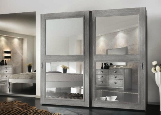 Armarios Armario Armario ropero Puertas correderas Madera Muebles Mobiliario Italia Nuevo