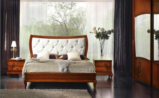 Lujo conjunto de dormitorio de 3 piezas, cama mesita de noche set grupo camas doble hotel.