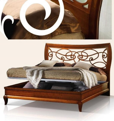 Cama de lujo dormitorio cama doble madera tapizado camas marco de cama doble moderno