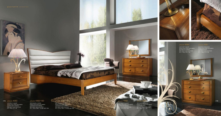 Habitación de lujo cama cama doble madera acolchado camas marco de cama doble Moderno