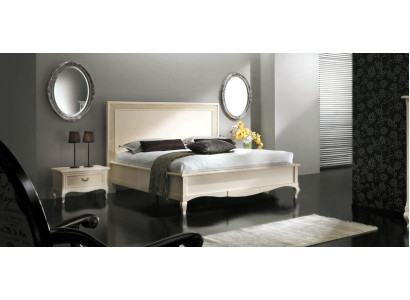 Cama doble dormitorio Muebles de madera maciza Vaccari cav giovanni Cama Nueva