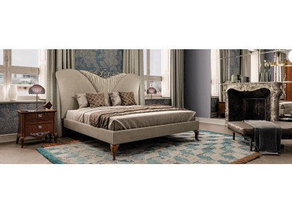 Juego de dormitorio Completo Cama 2x Mesita de noche 3 piezas Set Diseño Lujo Sets completos