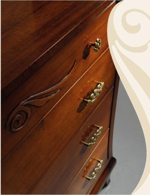 Diseño cómoda armario lujo madera cómoda armario estante consola muebles aparador