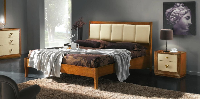 Cama Cama Doble Marco de Cama Moderno Camas Hotel Dormitorio Marco de Cama Madera