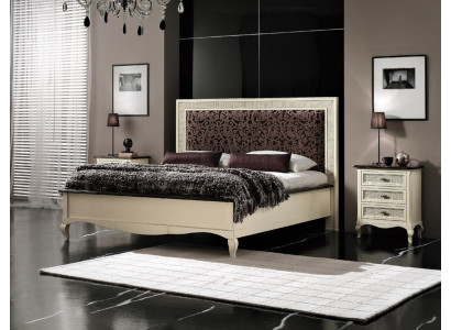 Dormitorio cama mesita de noche cama doble acolchada conjunto de camas grupo de juegos 3 piezas.
