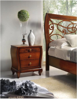 Juego de dormitorio de lujo: cama, mesita de noche, armario, cómoda, espejo. Nuevo 6 piezas.