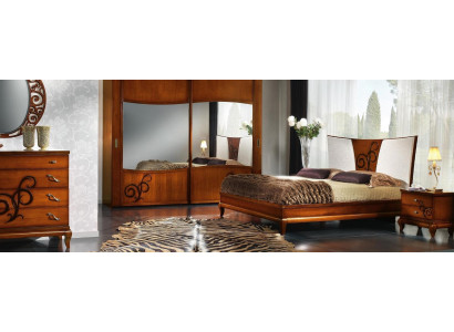Juego de lujo de 3 piezas para dormitorio, cama, mesita de noche, camas, cama doble de madera, nuevo.
