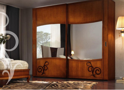 Armario, armario con puertas correderas, armario de pared para dormitorio, armarios de madera con espejo