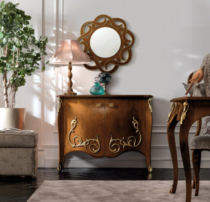 Mesa de consola Mesas de consola Muebles Consola de madera Teléfono auxiliar italiano