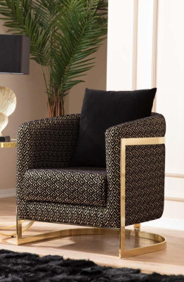 Sillón contemporáneo de un asiento, diseño de un asiento, sala de estar de lujo, muebles de sillón nuevos.