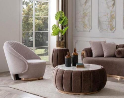 Sillón Relajante Silla Sillón Sillas Tapizadas de una plaza Muebles Tela Textil