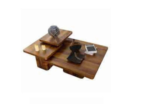 Juego de mesa de café de madera de 3 piezas conjunto de mesas de madera para sala de estar sofá muebles