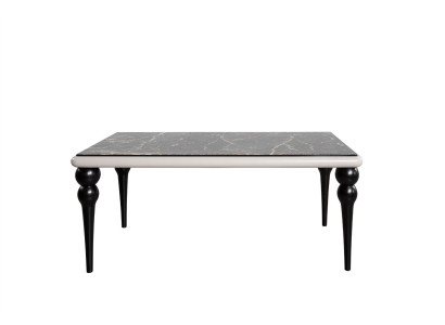 Aspecto de mármol Mesa de comedor Mesas de comedor Muebles Cocinas Mesas de comedor Clásico