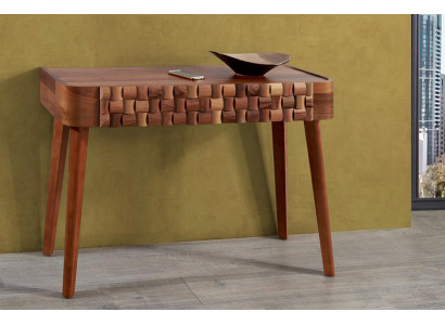 Mesa de consola Muebles Estilo Consola Tocador de estilo italiano Marrón Cómodas