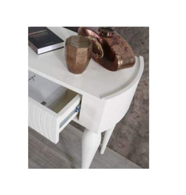 Mueble consola de madera de 110 cm.