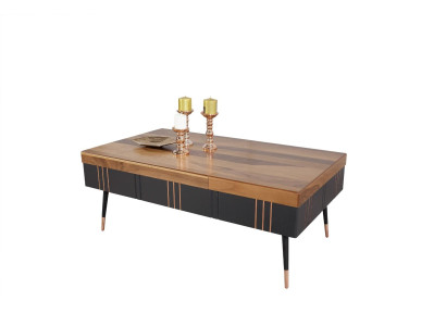 Mesa de café Mesa sofá Mesa Sala de estar Mesas Mesa auxiliar Madera Sofá 120x68cm