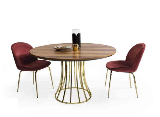 Silla de comedor con respaldo rojo dorado de metal, silla de comedor muebles de comedor sillas silla de salón nuevo